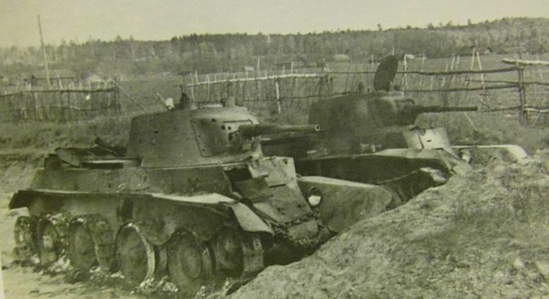 Брошенные советские танки. Сентябрь 1941 г.