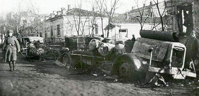 Немцы в городе. Октябрь 1941 г.