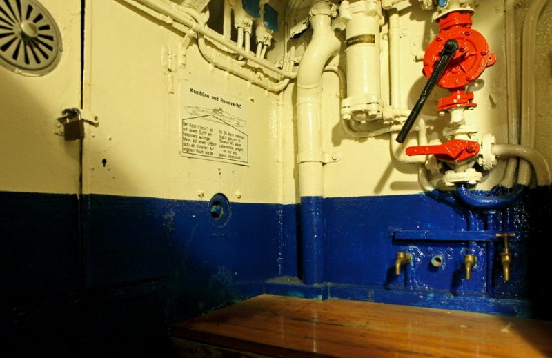 Фрагменты камбуза подводной лодке «U-995!.