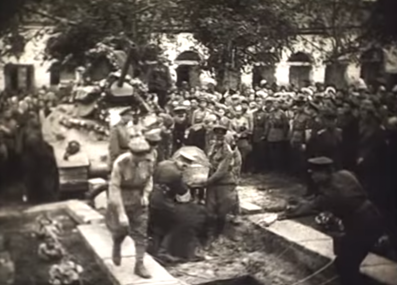 Похороны генерал-майора Рудченко Г.С. Сентябрь 1943 г.