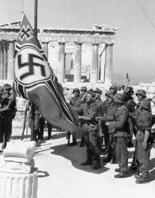 Немецкие войска в Греции. Апрель 1941 г.