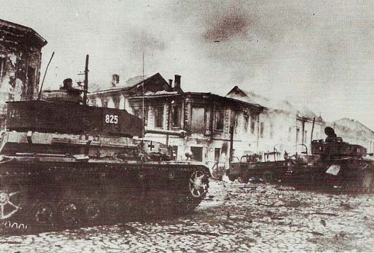 Немецкие танки снова в Житомире. Ноябрь 1943 г. 