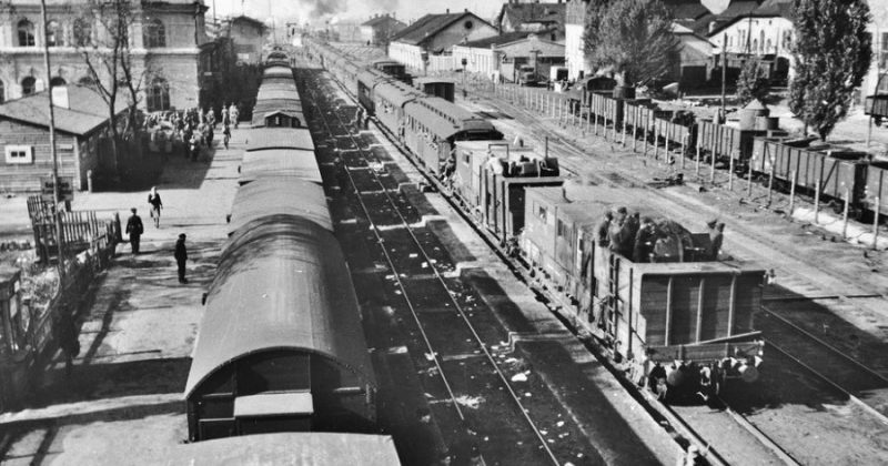 Станция Знаменка. 1941 г.
