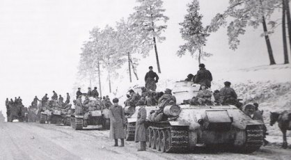 Советские войска на подступах к Городку.