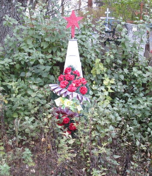 д. Большое Аретово Демидовского р-на. Братская могила 7 советских воинов.