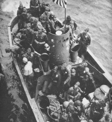 Солдаты спецназа ВМС Японии. Новая Гвинея, 1942 г.