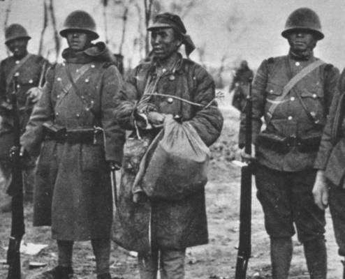 Японский солдат в китайском плену. 1932 г. 