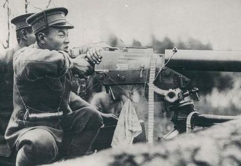 Китайские солдаты в обороне. Апрель 1932 г.