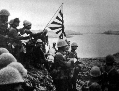 Японские войска на острове Киска Алеутских островов. Аляска, 6 июня 1942 г.