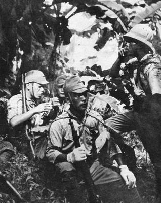 Японские снайперы на Гуадалканале. Август 1942 г.