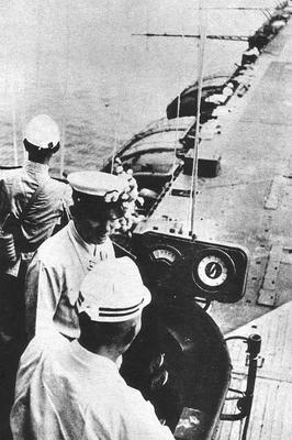 Офицеры авианосца «Сёкаку» во время кампании на Гуадалканале. 1942 г.