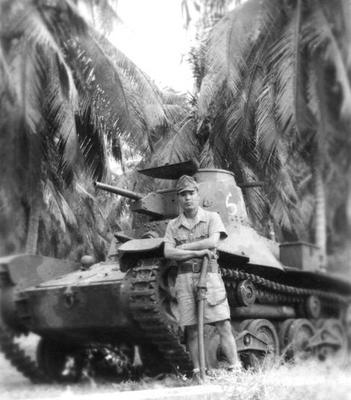 Командир легкого танка Type 95. Южная часть Тихого океана, 1943 г. 