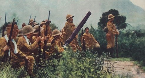 Пехота 19-й японской дивизии у холмов озера Хасан. Июль 1938 г.