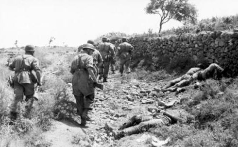 Атака десантников на Крите. Май 1941 г.