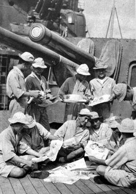 Моряки на отдыхе. Соломоновы Острова, 1942 г.