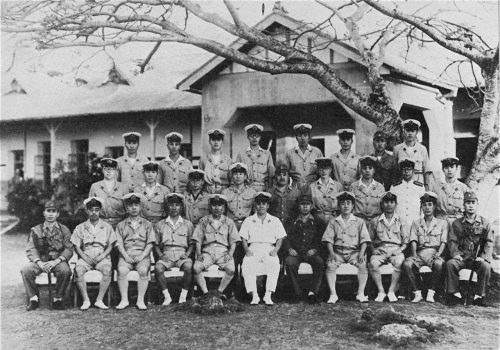 Офицерский состав японского гарнизона острова Сайпан. 1944 г.