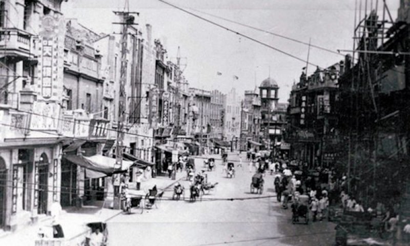 Улицы шанхайского гетто. 1943 г. 
