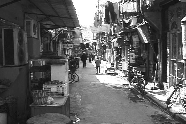 Улицы шанхайского гетто. 1943 г. 