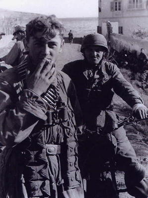 Десантники из дивизии Бранденбург на острове Лерос. Ноябрь 1943 г. 
