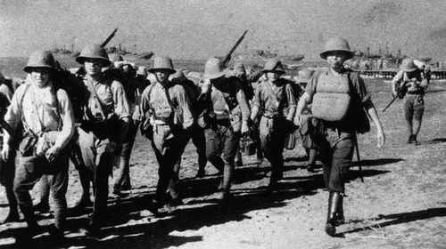 Японские солдаты на Лусоне. Филиппины, 1942 г. 