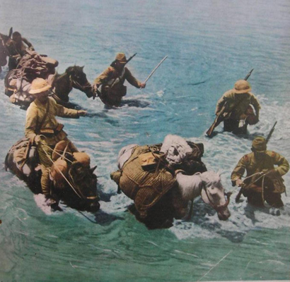 Японская кавалерия в Китае. 1940 г. 