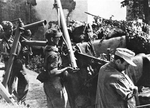 Солдаты 4-й парашютной дивизии в Италии. 1944 г.