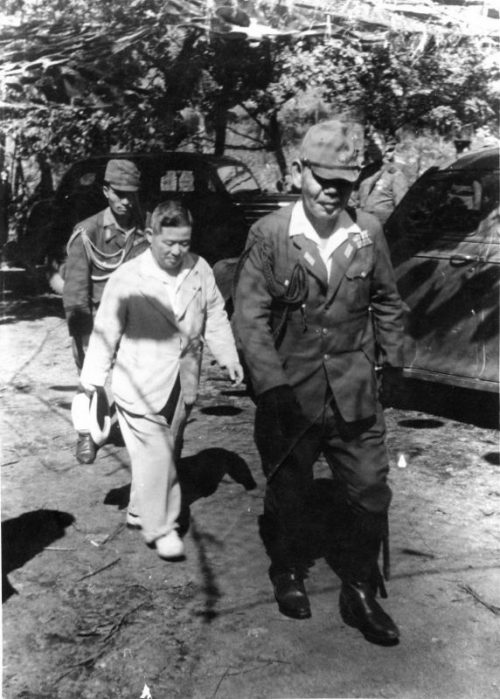 Пленные японцы. Манчжурия, 1945 г.