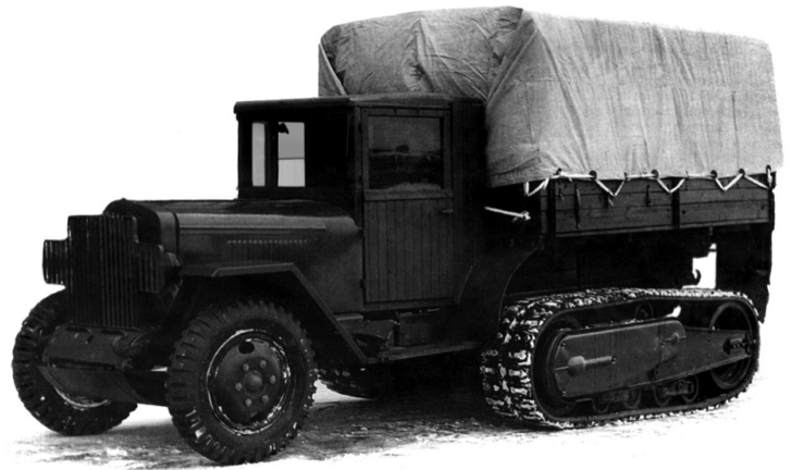 Полугусеничный грузовик ЗиС-42М