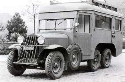 машина связи на базе грузовика Steyr-640 (40-D)