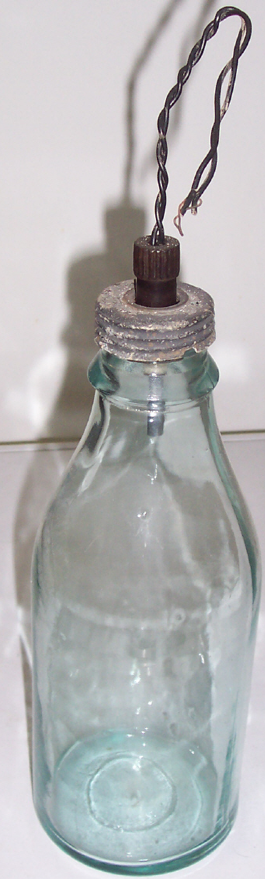 Подледная бутылочная активная мина Flaschen-Eismine