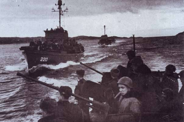Тактический десант на южном побережье Варангер-фьорда.