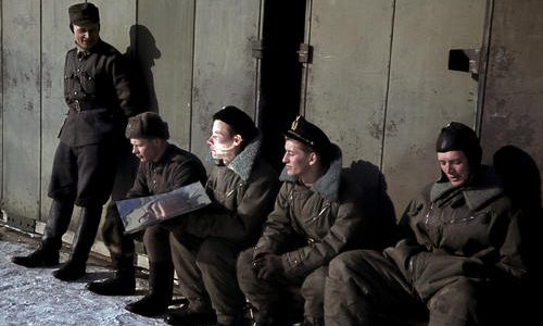 Пилоты учебной эскадрильи Tikkakoski. Март 1944 г.