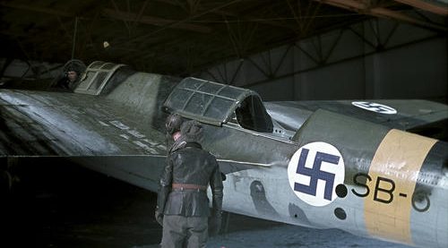 Трофейный советский бомбардировщик в учебной эскадрильи Tikkakoski. Март 1944 г.