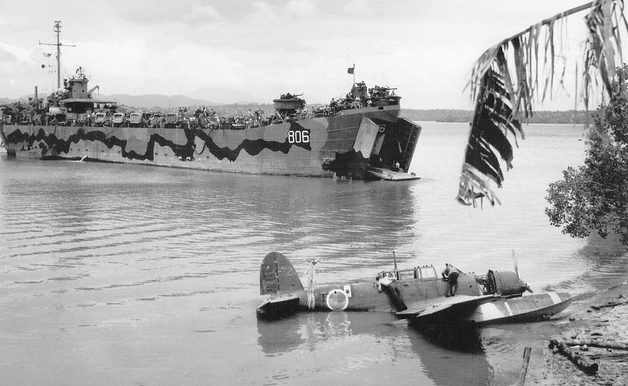 Высадка американского десанта на Палаван.