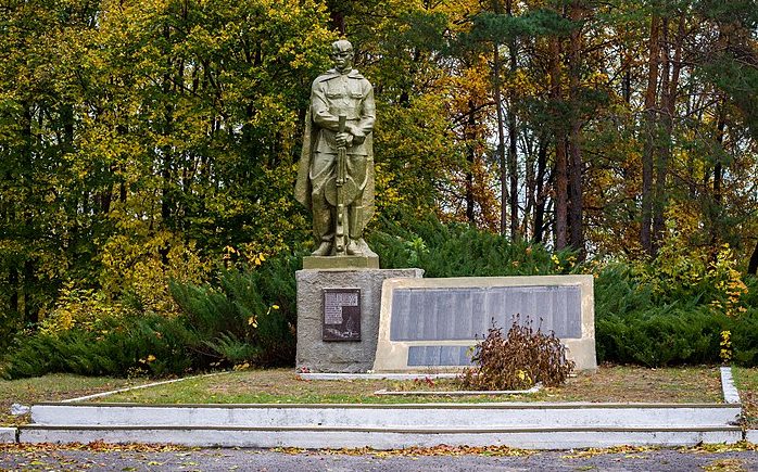 с. Федоровка Карловского р-на. Памятник, установленный в 1974 году в честь погибших воинов-земляков.