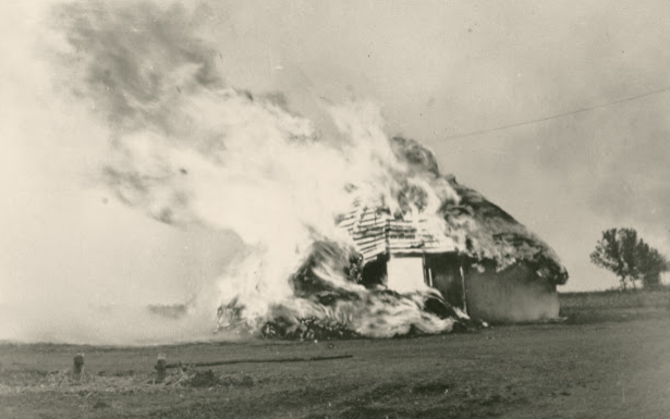 Пожары в городе. 24 июня 1941 г. 