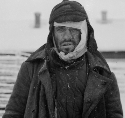 Советские военнопленные. Финляндия, Рованиеми, январь 1940 г.