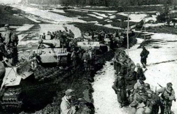 Немецкое отступление. Апрель 1944 г. 