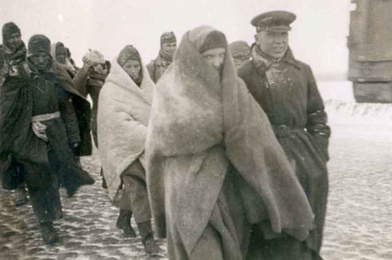 Советские военнопленные. Ноябрь 1941 г.