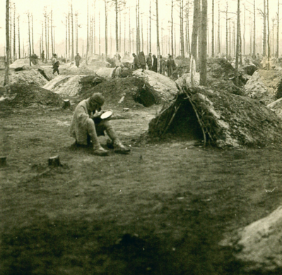 Лагерь советских военнопленных Stalag XD (310). Вицендорф в Люнебургской пустоши, 1941 г.