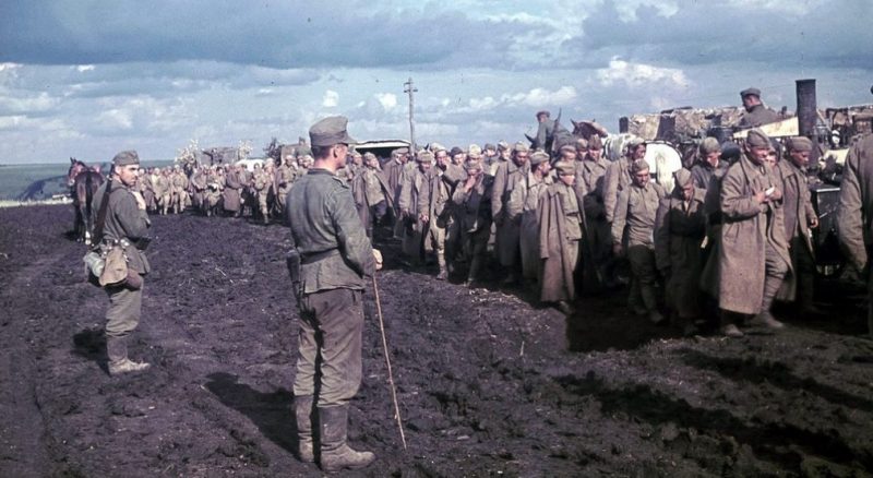 Пленные в Белгородской области. 1943 г.