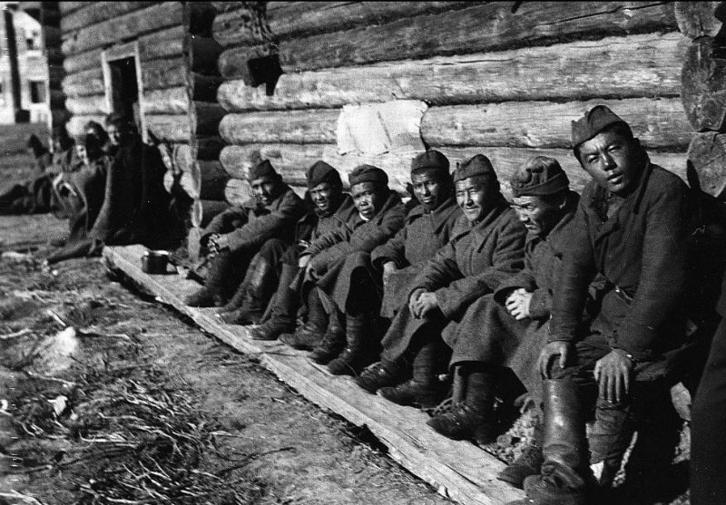 Военнопленные, захваченные финской армией. 1943 г.