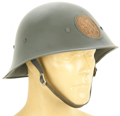 Стальной пехотный шлем М34.