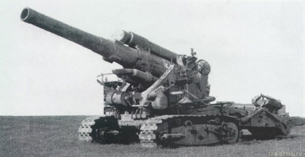 280-мм мортира Бр-5 образца 1939 года. 1940 г. 