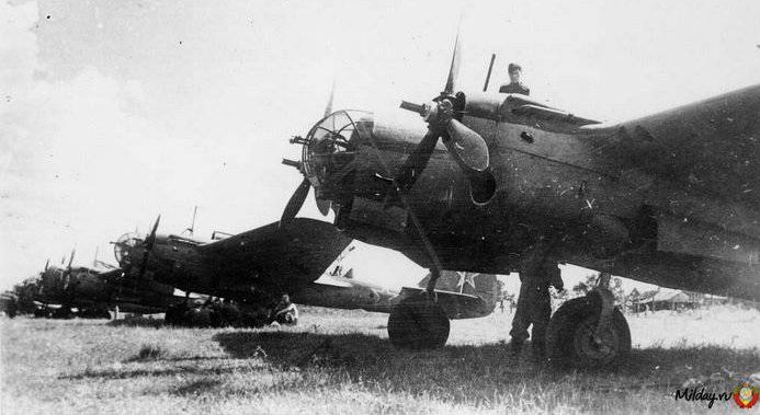 Бомбардировщики СБ-2. 1941 г.