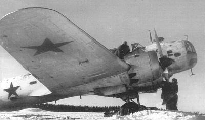 Двухмоторный бомбардировщик ДБ-3. 1941 г. 