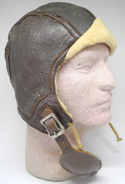 Кожаный зимний шлем NAF1092W морской авиации.