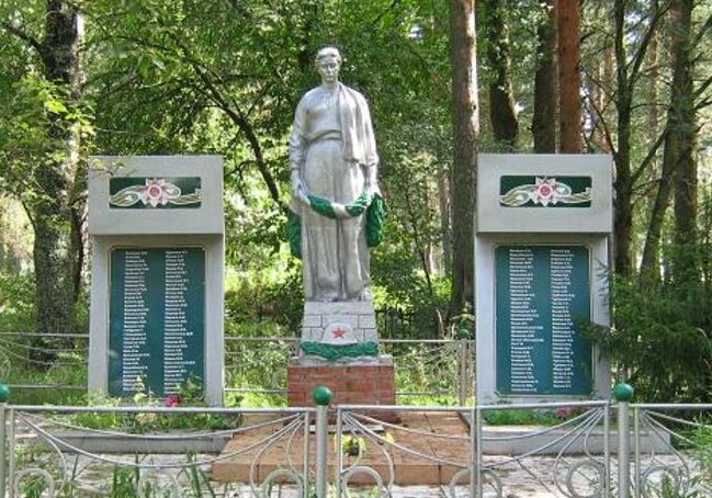 д. Черногубово Калининского р-на. Братская могила советских воинов, умерших от ран в госпитале. 