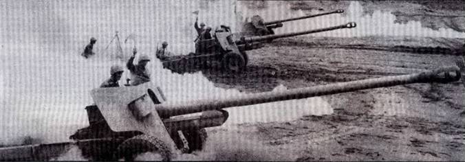 100-мм полевая пушка БС-3. 1944 г. 