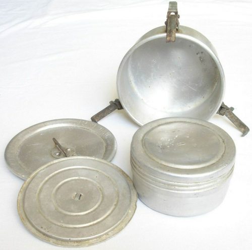 Офицерский походный алюминиевый армейский набор посуды довоенного выпуска.